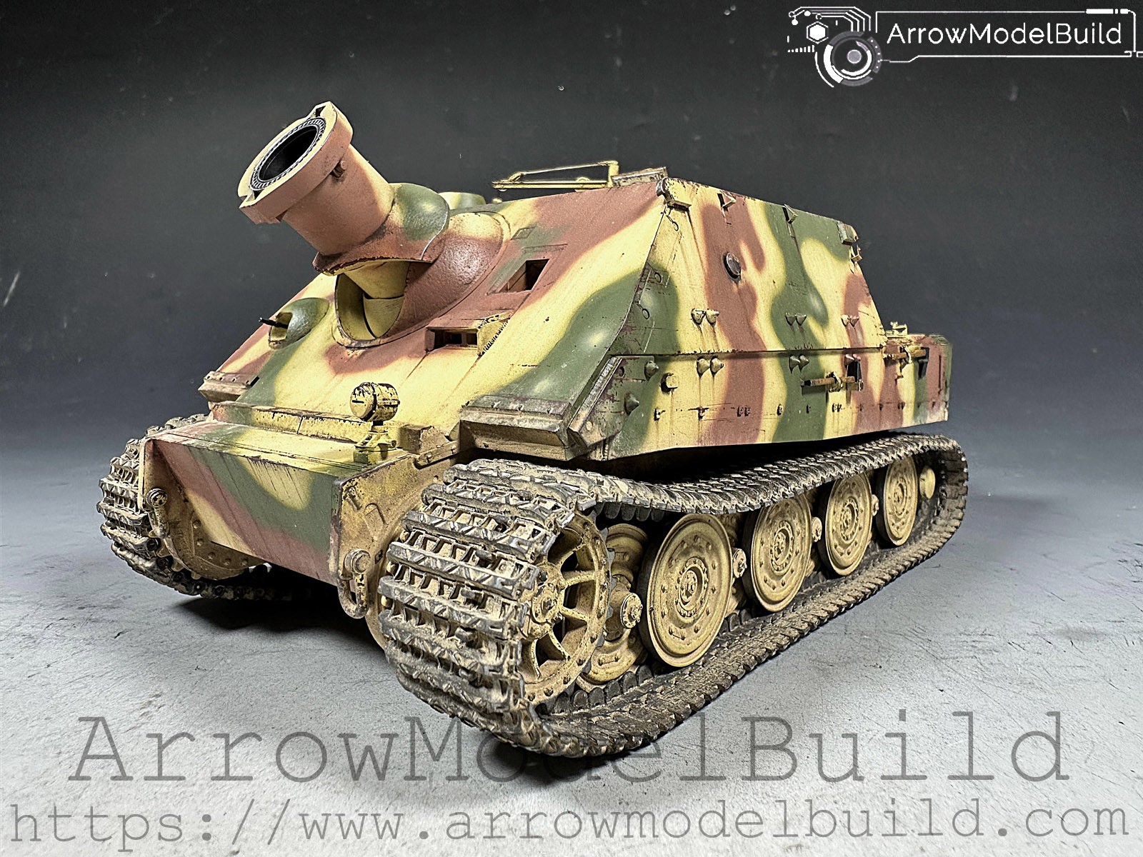 Picture of AeroModelBuild Sturmtiger 2 Tank Built & Painted 1/35 Model Kit