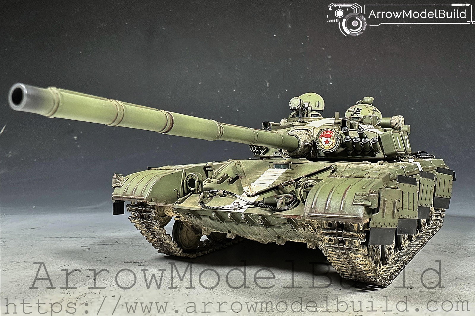 Picture of AeroModelBuild T-64AK 1979 Military Tank Built & Painted 1/35 Model Kit