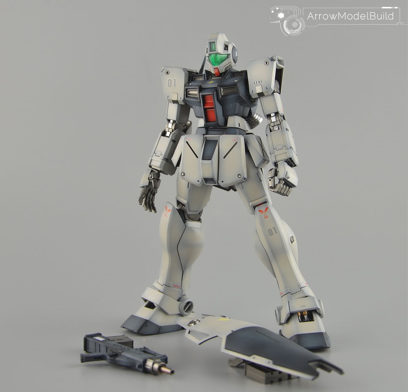 Picture of AeroModelBuild GM Command Ground Type Built & Painted MG 1/100 Model Kit