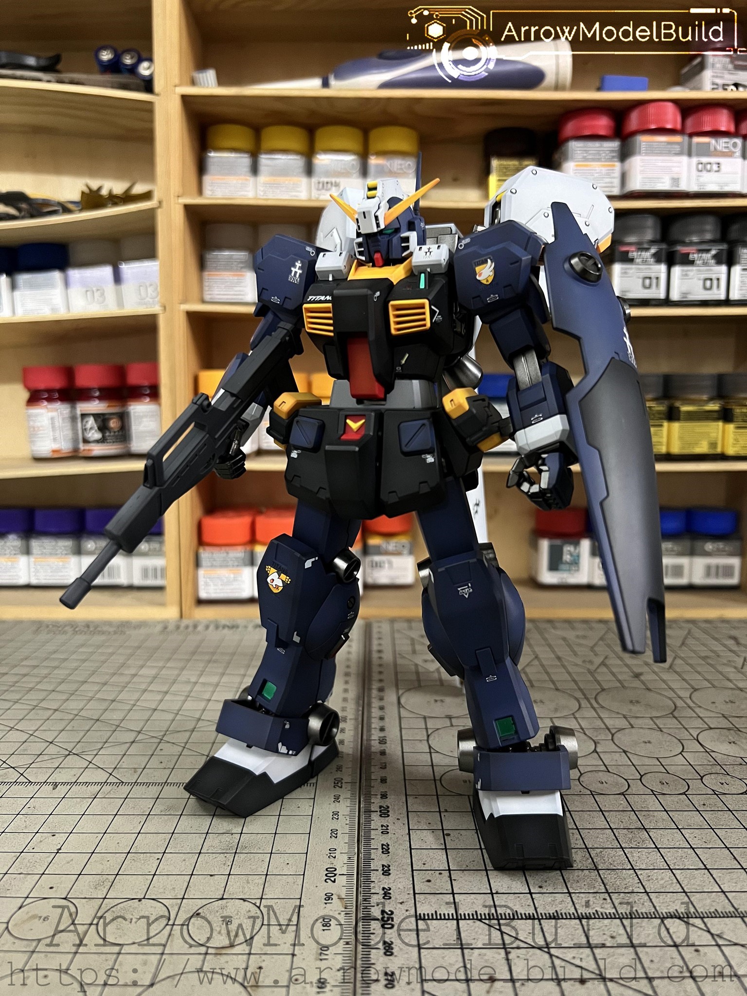 Picture of AeroModelBuild TR-1 Hazel Gundam (Shadow Effect) Built & Painted 1/100 Model Kit