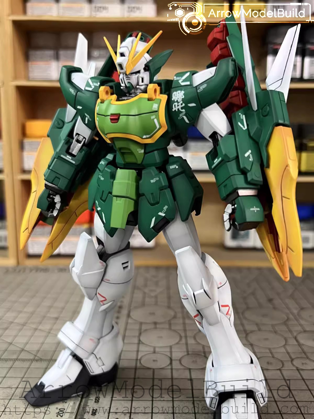 Picture of AeroModelBuild Double-Headed Dragon Gundam (Advanced Type) Built & Painted 1/100 Model Kit