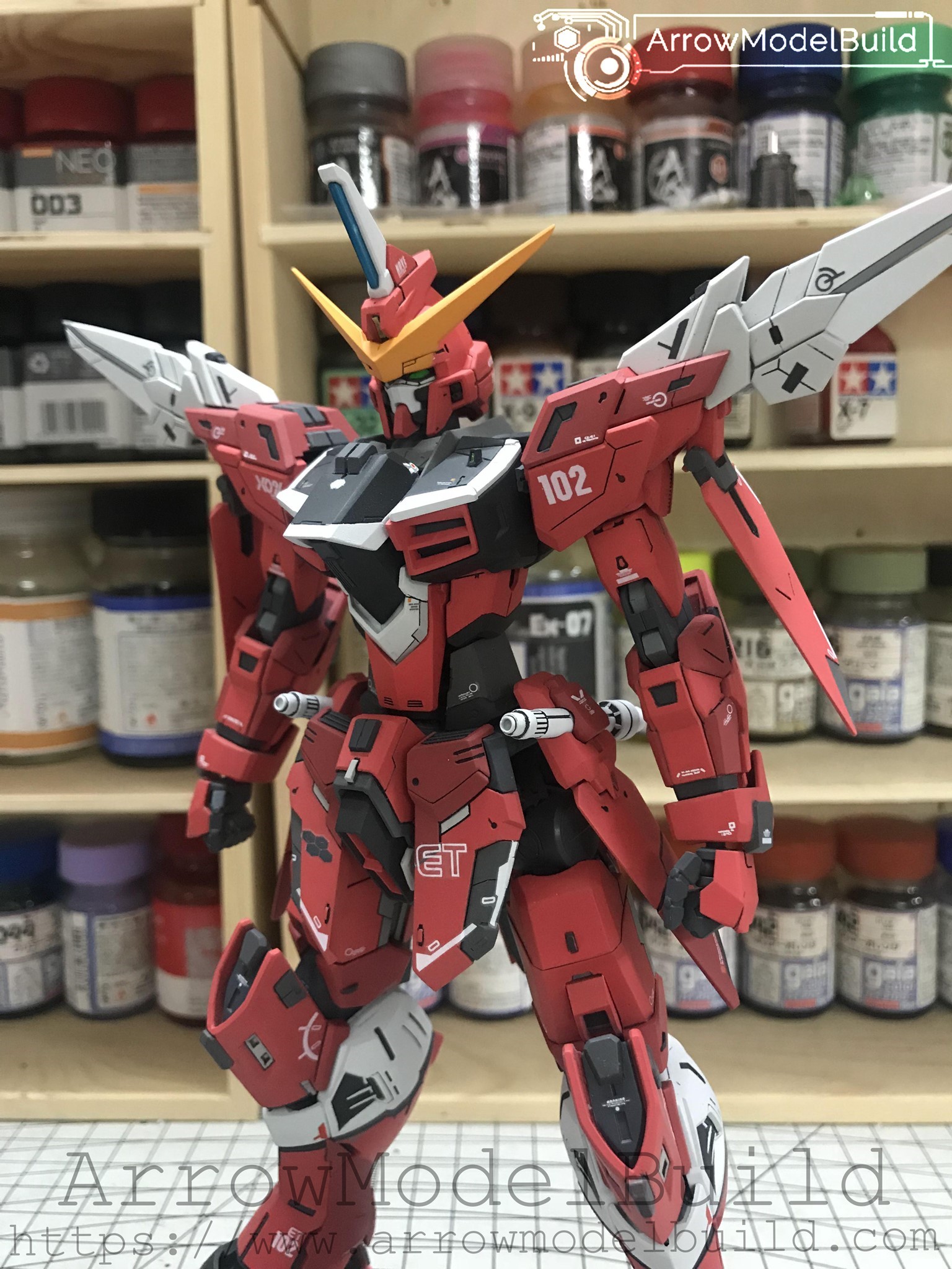 Picture of AeroModelBuild Justice Gundam (Version 2) Built & Painted 1/100 Resin Model Kit
