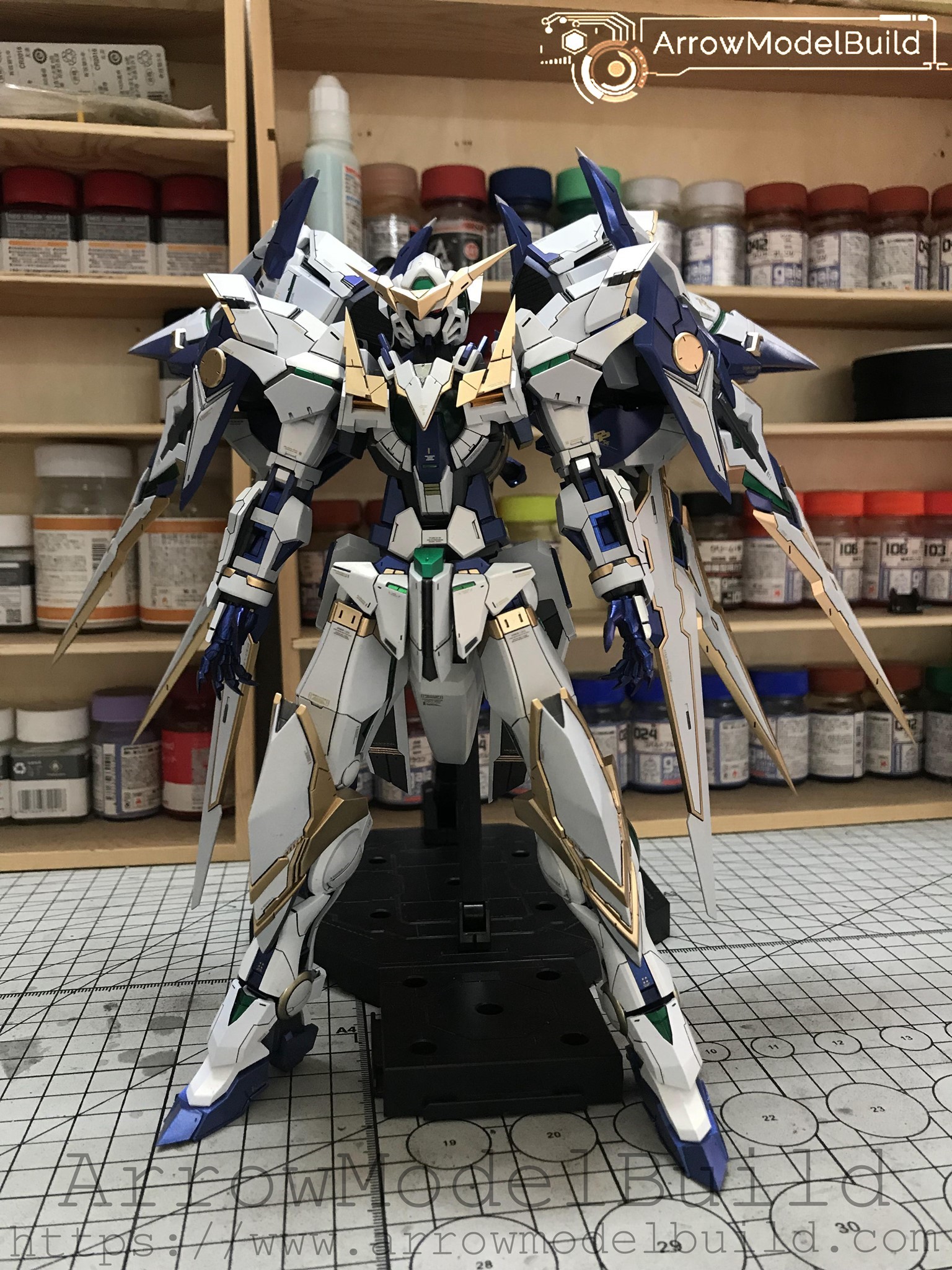 Picture of AeroModelBuild Amazing Exia Gundam (Custom Color) Built & Painted 1/100 Resin Model Kit