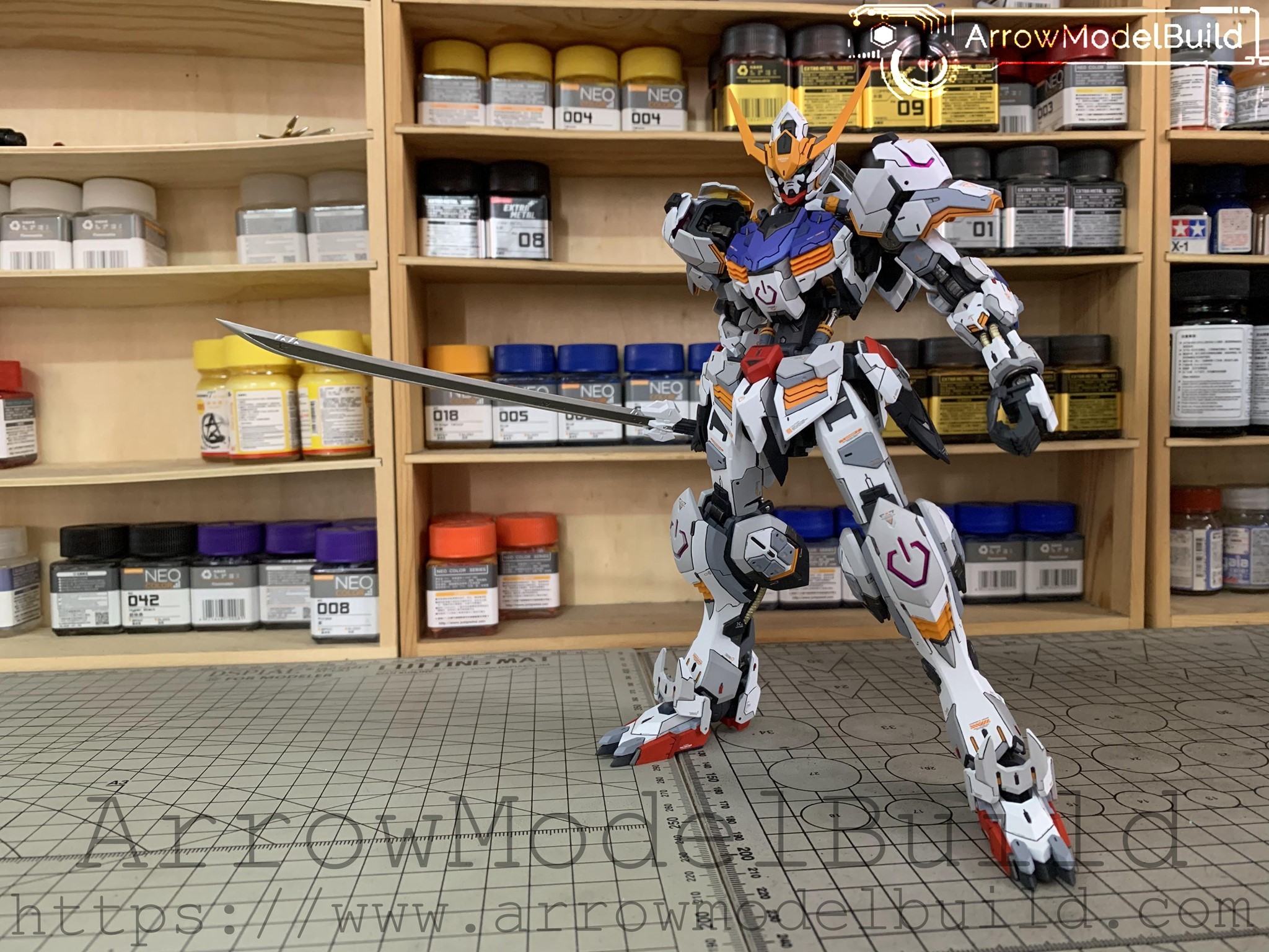 Picture of AeroModelBuild Barbatos Gundam (Version 3) Built & Painted 1/100 Resin Model Kit