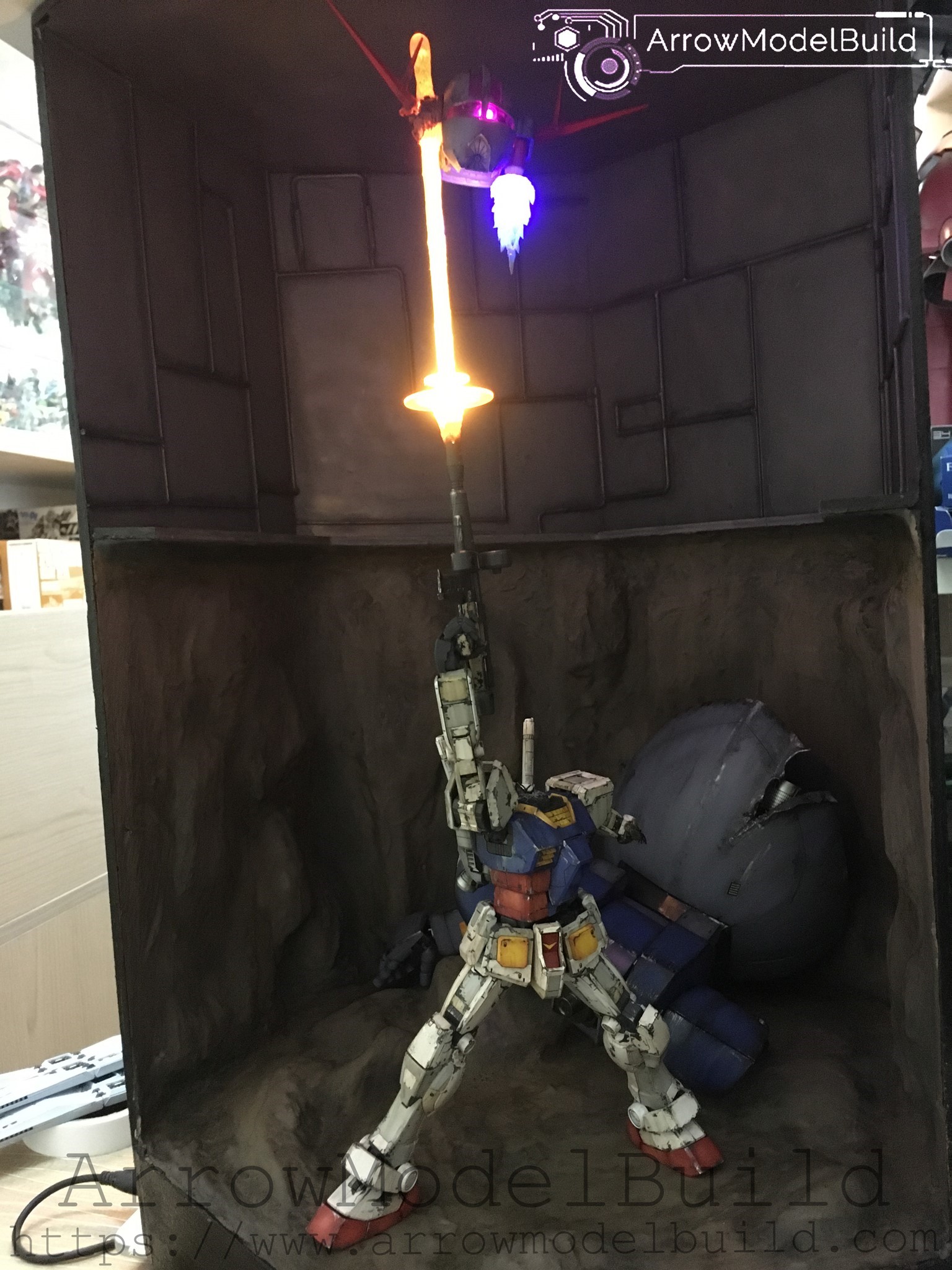 Picture of AeroModelBuild Gundam (Last Shot) Built & Painted MG 1/100 Model Kit