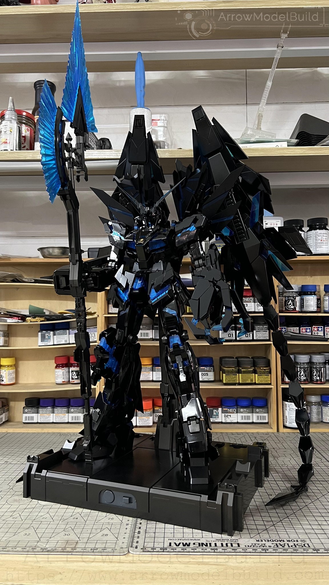 Picture of AeroModelBuild Unicorn Perfectibility (Black Ver) Built & Painted PG 1/60 Model Kit