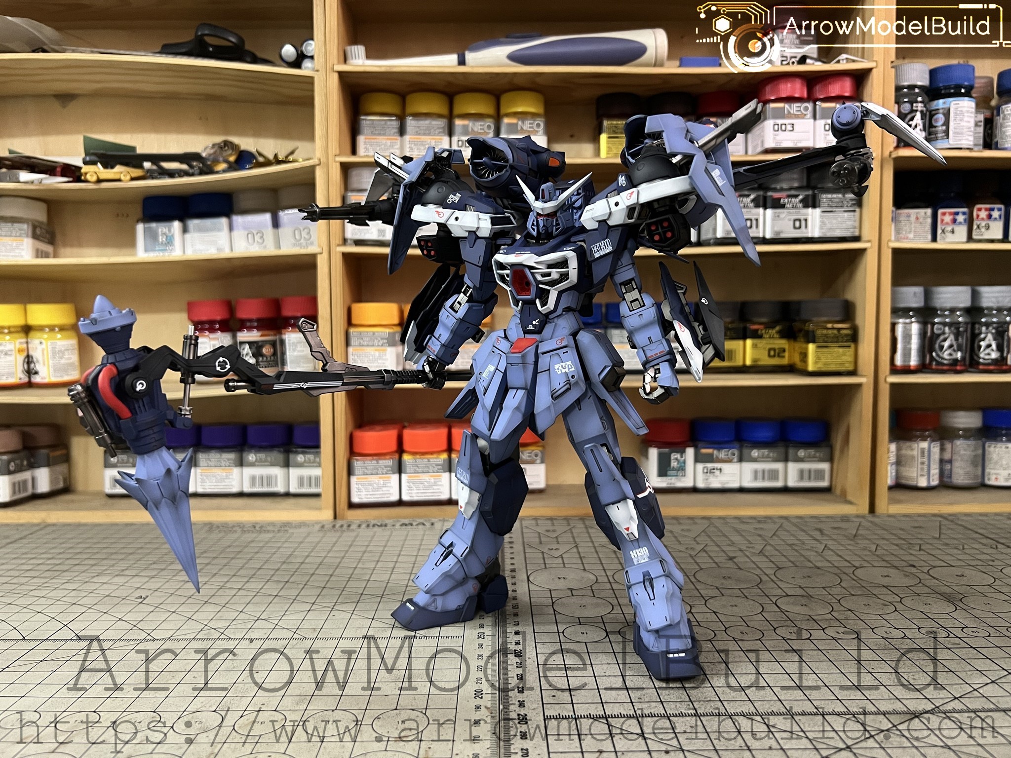 Picture of AeroModelBuild Aile Calamity Gundam Built & Painted FM 1/100 Model Kit