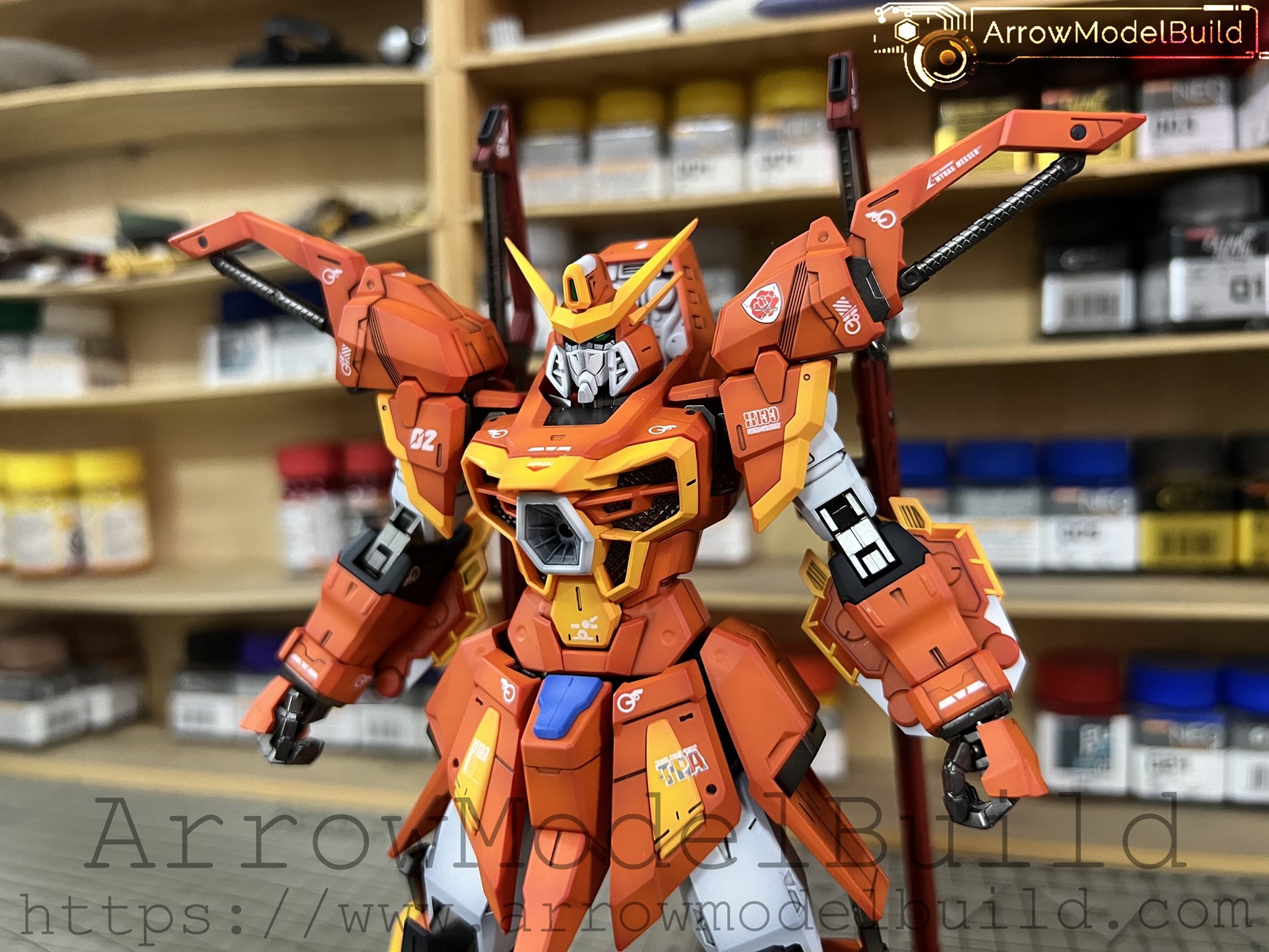 Picture of AeroModelBuild Sword Calamity Gundam Built & Painted FM 1/100 Model Kit