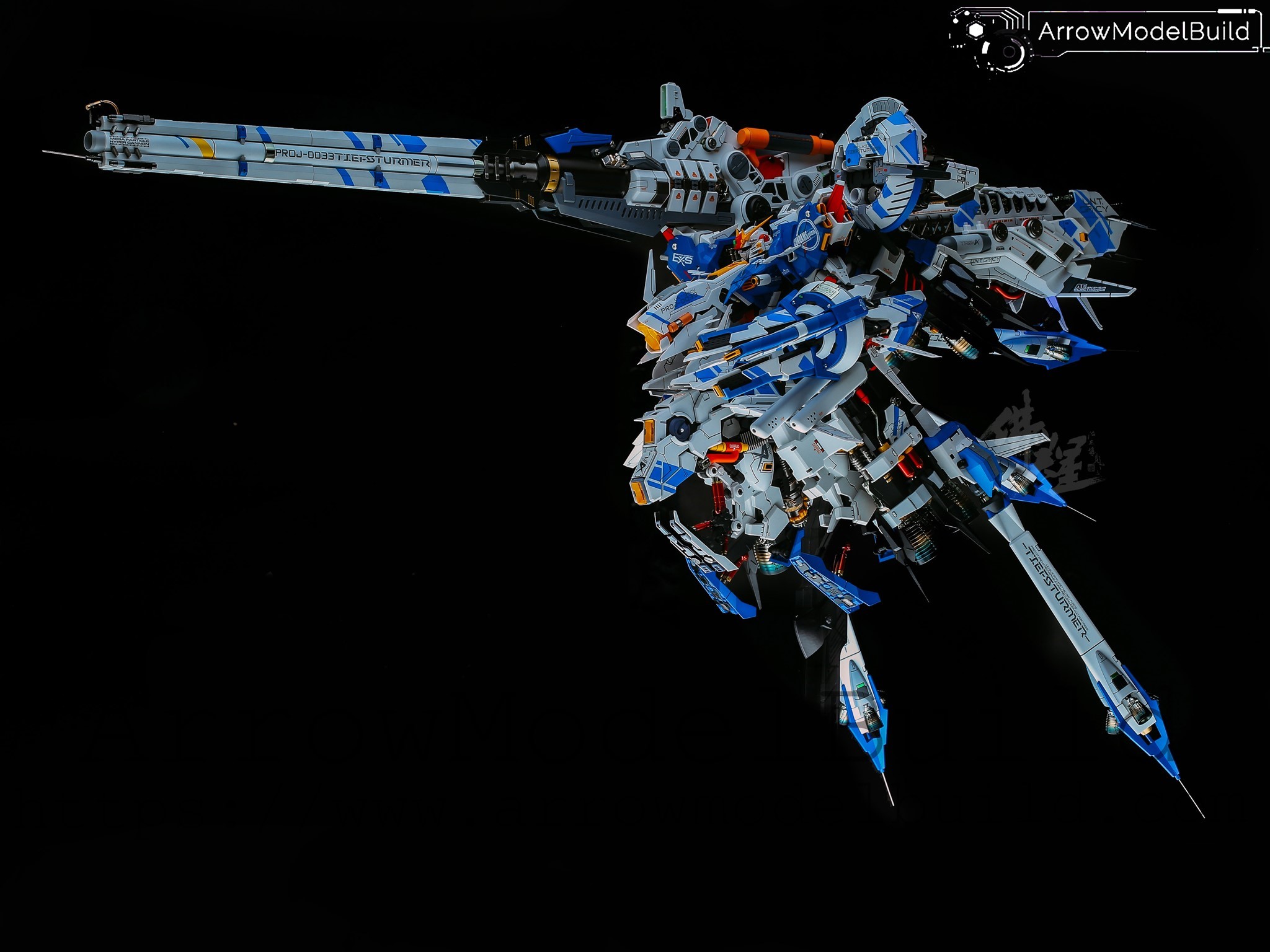 Picture of AeroModelBuild Deep Striker (Camouflage Blue) Built & Painted 1/100 Model Kit