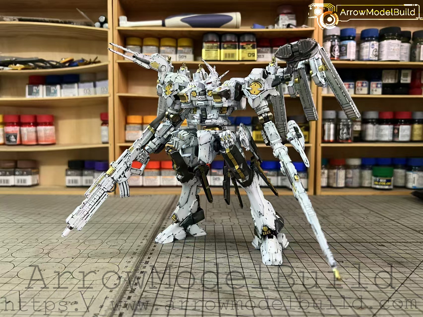 Picture of AeroModelBuild Armored Core CR-Hogire Built & Painted 1/72 Model Kit