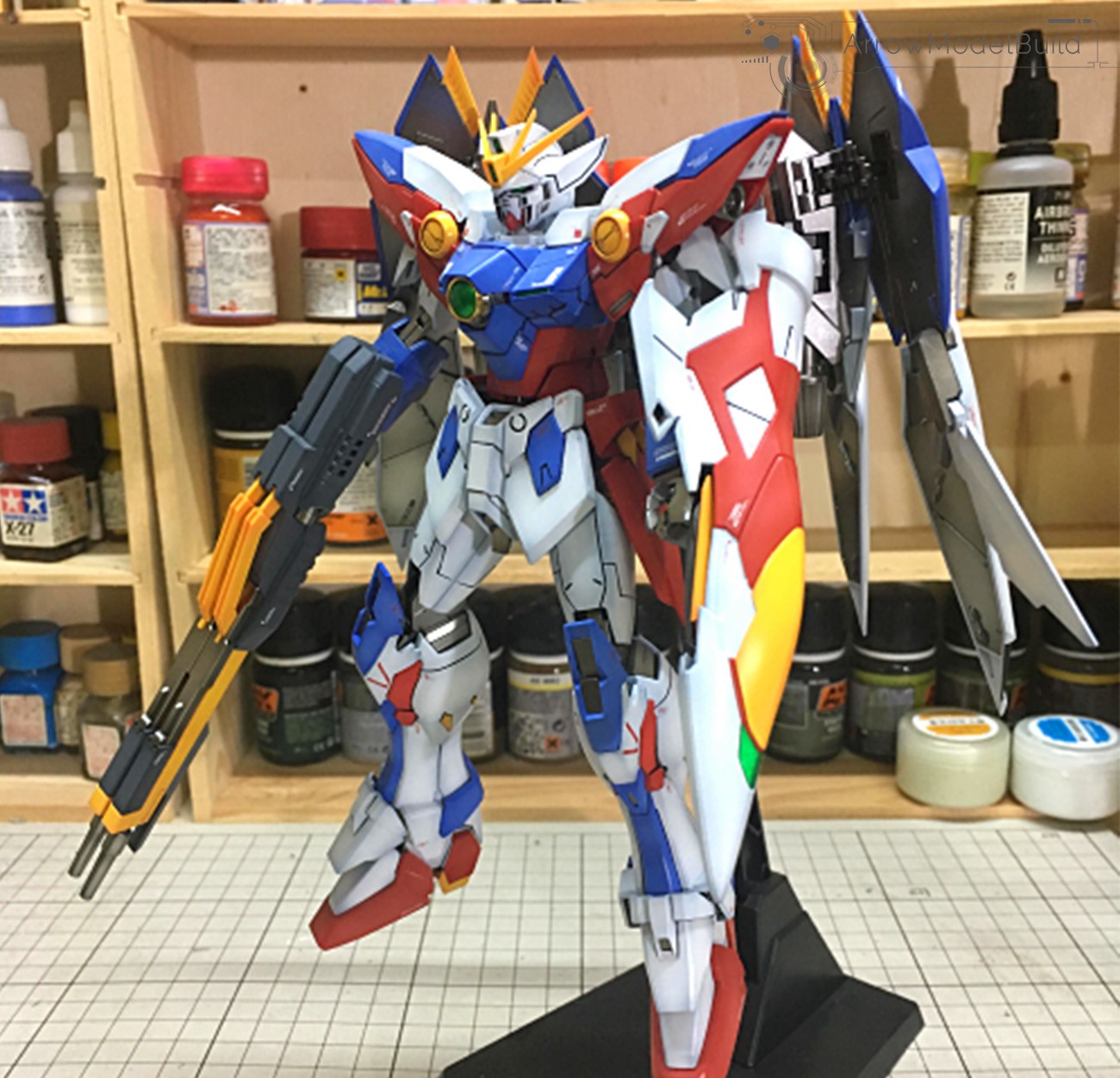 Picture of AeroModelBuild Wing Gundam Proto Zero Built & Painted MG 1/100 Model Kit