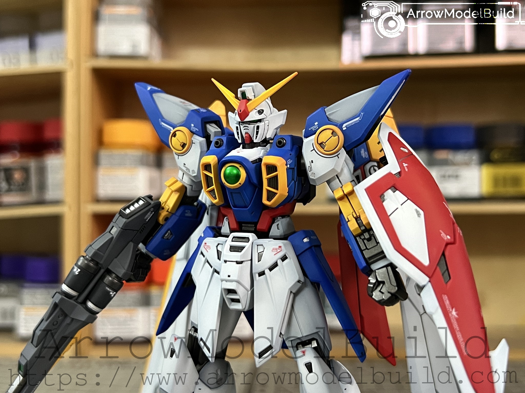 Picture of AeroModelBuild Wing Gundam Built & Painted RG 1/144 Model Kit