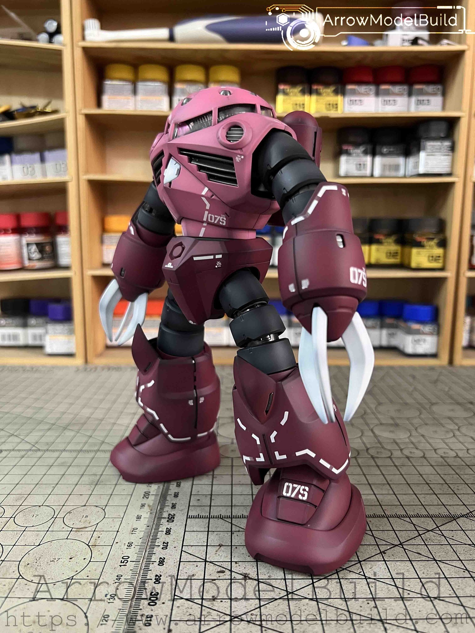 Picture of AeroModelBuild Char Zaku Gundam (Shaping 2.0) Built & Painted MG 1/100 Model Kit