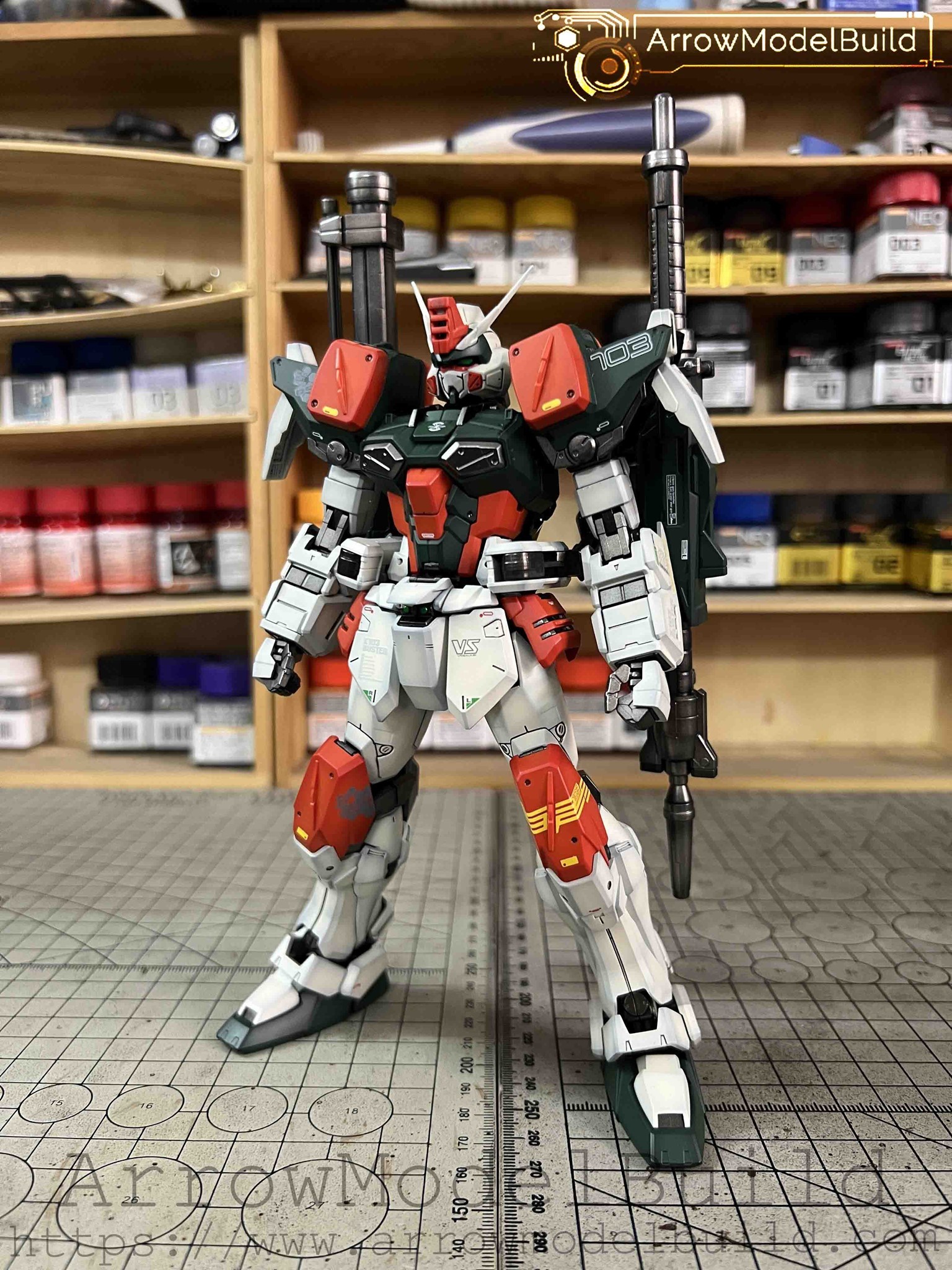 Picture of AeroModelBuild Duel Gundam Assault Shroud (Shaping 2.0) Built & Painted MG 1/100 Model Kit
