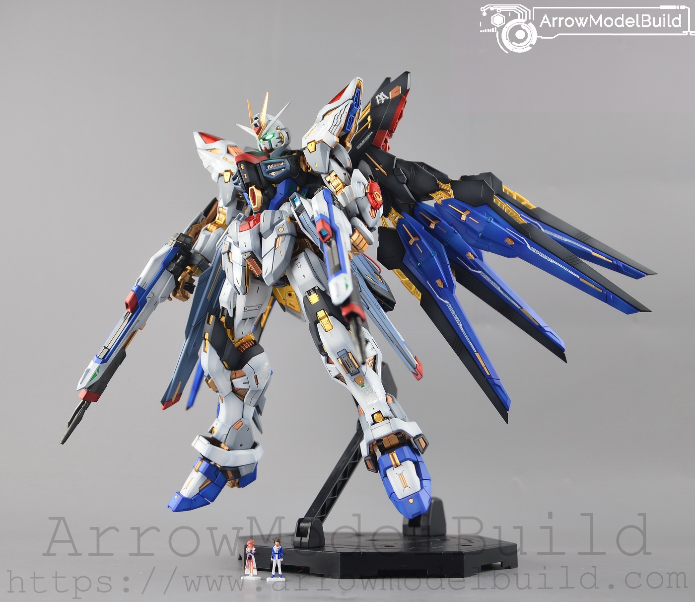 Picture of AeroModelBuild Strike Freedom (Heavy Shaping) with LED Gundam Built & Painted MGEX 1/100 Model Kit 