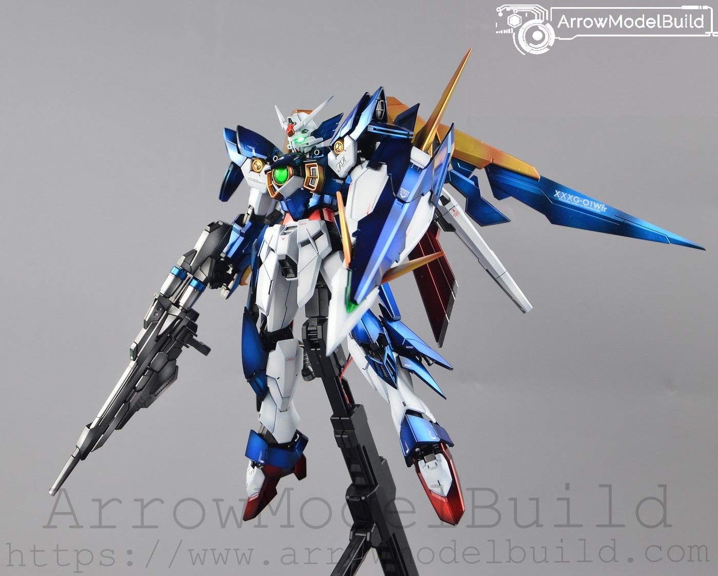 Picture of AeroModelBuild Wing Gundam Fenice Rinascita (Custom Color) with LED Built & Painted MG 1/100 Model Kit 