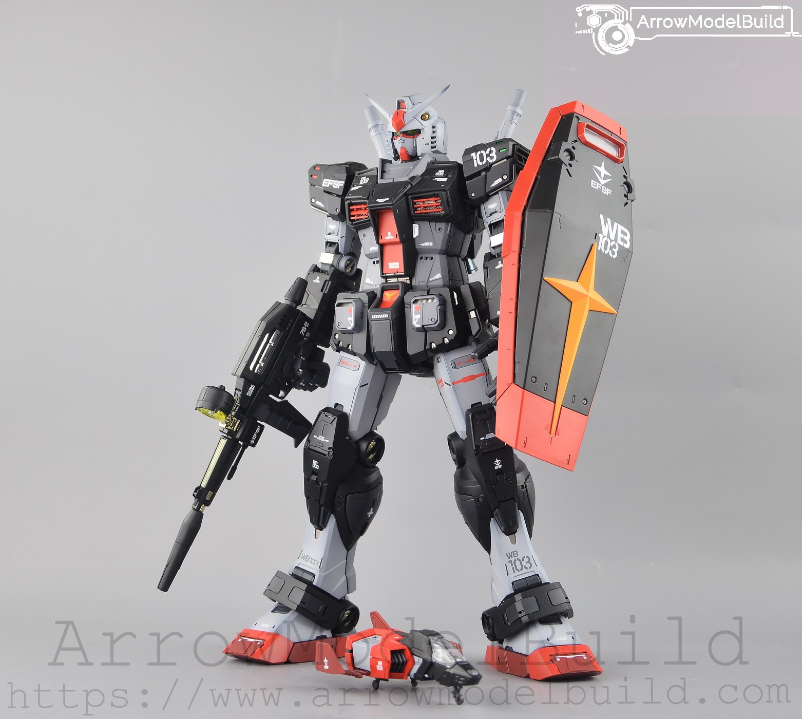 Picture of AeroModelBuild RX-78-1 Gundam Prototype (Shaping 2.0) Built & Painted MG 1/100 Model Kit
