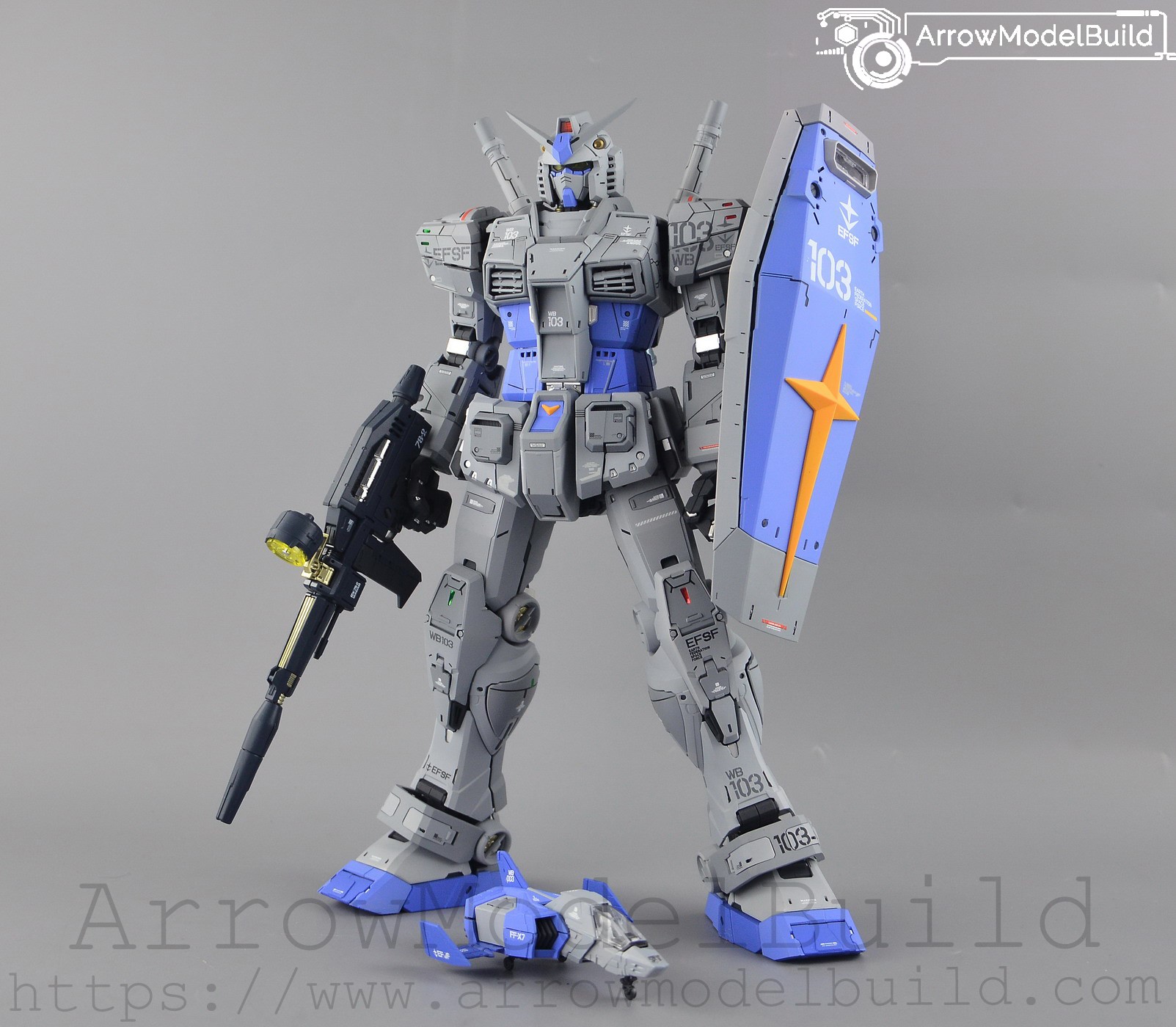 Picture of AeroModelBuild RX-78 Gundam Custom G3 (Unleashed) Built & Painted PG 1/60 Model Kit