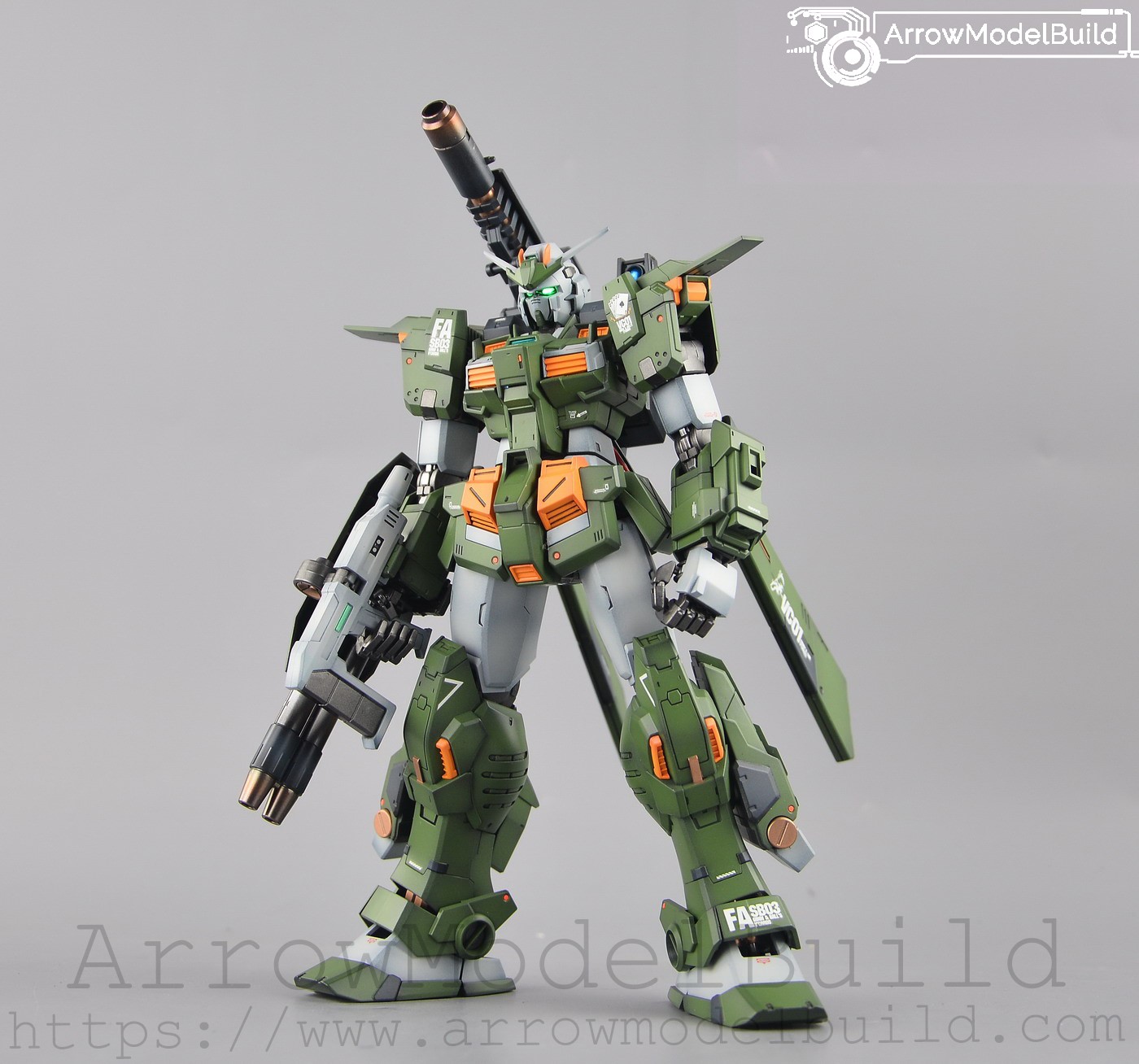 Picture of AeroModelBuild Gundam Stormbringer FA GM Turbulence Built & Painted MG 1/100 Model Kit with LED