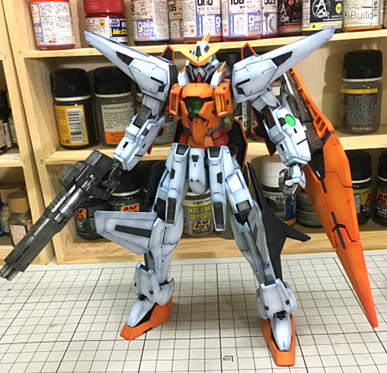 Picture of AeroModelBuild Kyrios Gundam Built & Painted 1/100 Model Kit