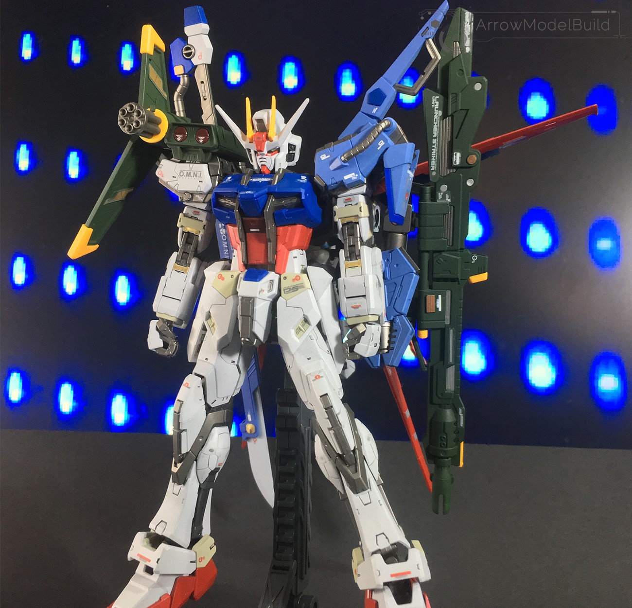 Picture of AeroModelBuild Gundam Perfect Strike Built & Painted RG 1/144 - Preorder