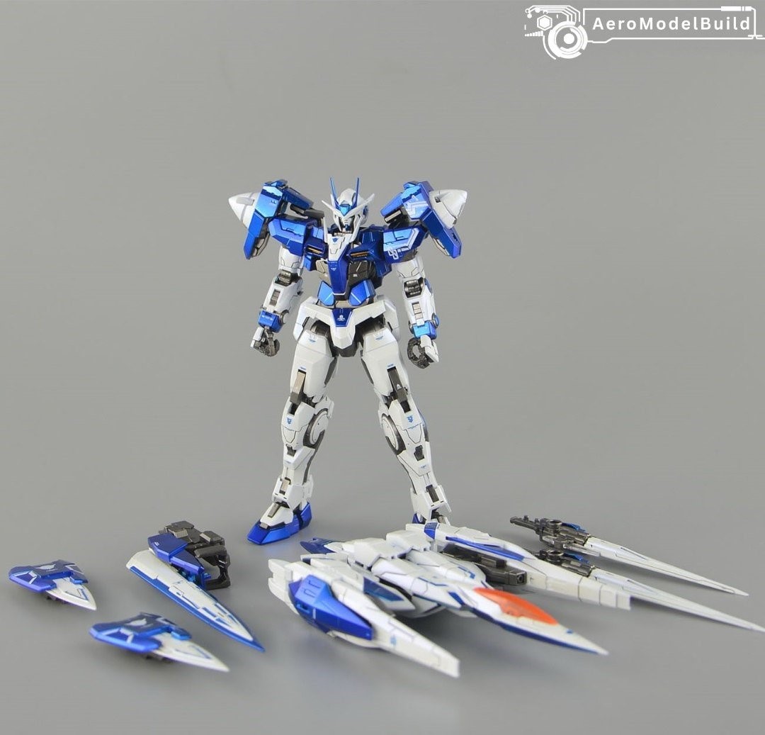 Picture of AeroModelBuild Gundam 00 Raiser Customize (Blue) Built & Painted MG 1/100 Model Kit