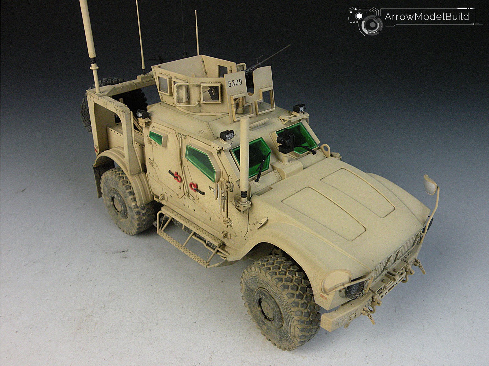 Picture of AeroModelBuild MATV Military Vehicle Built & Painted 1/35 Model Kit