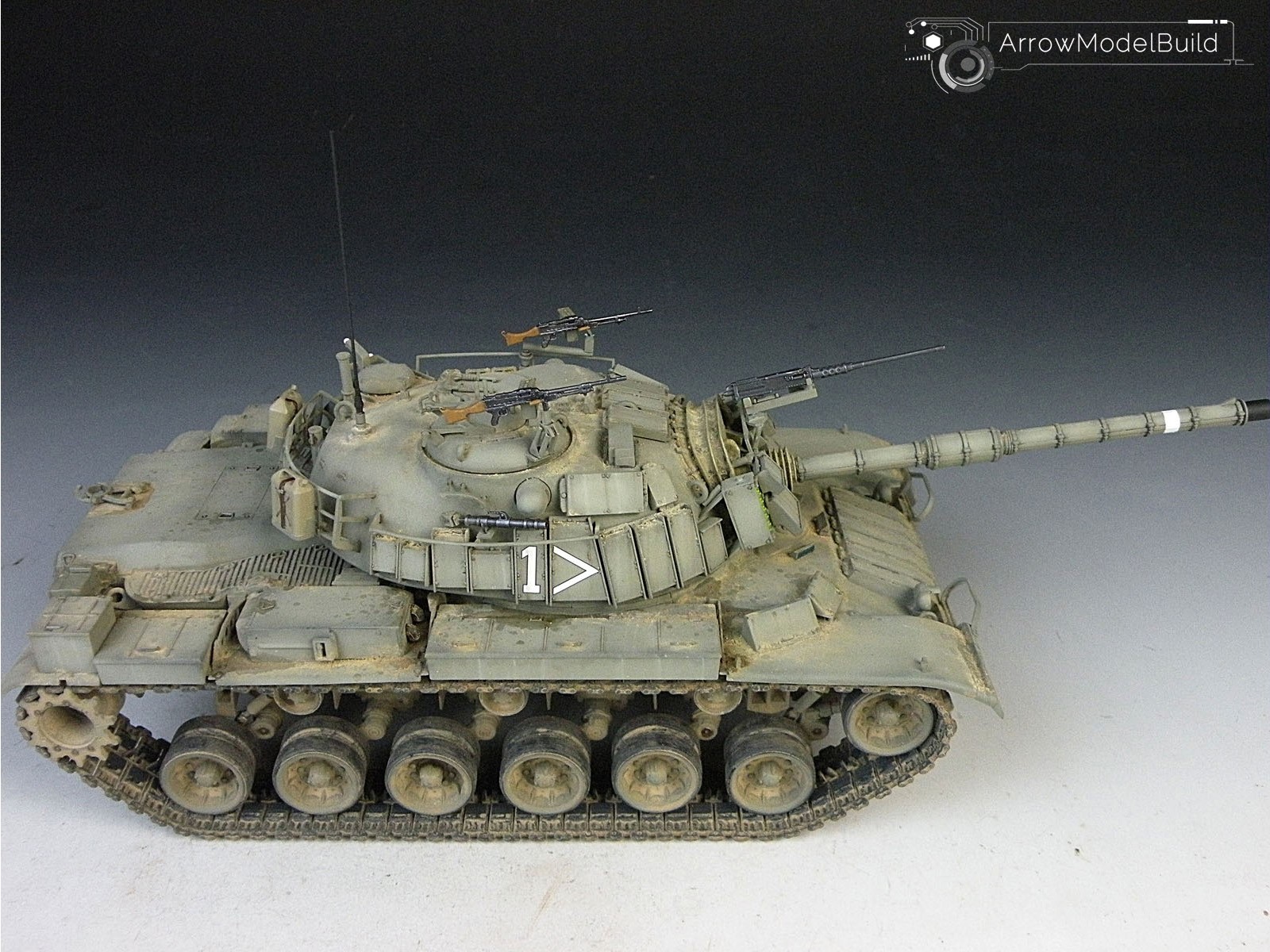 Picture of AeroModelBuild M60 w/ERA Tank Built & Painted 1/35 Model Kit