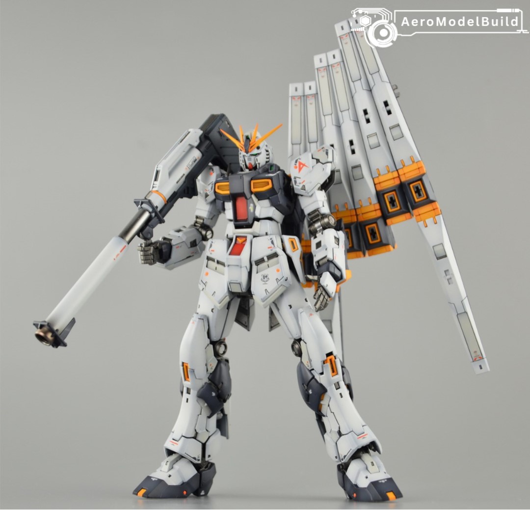 Picture of AeroModelBuild Nu Gundam Built & Painted RG 1/144 Model Kit