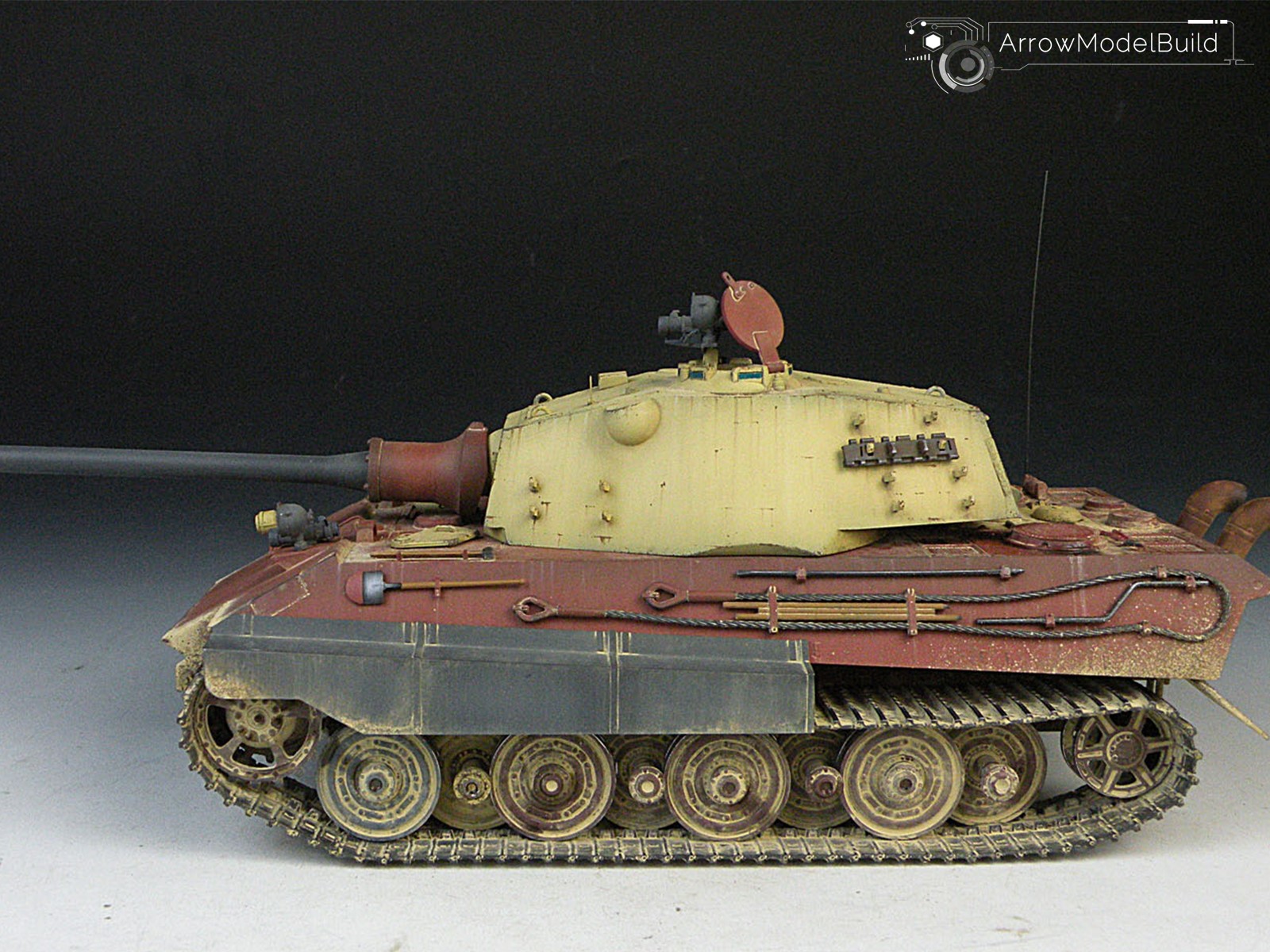 Picture of AeroModelBuild E75 Panther Tank Built & Painted 1/35 Model Kit
