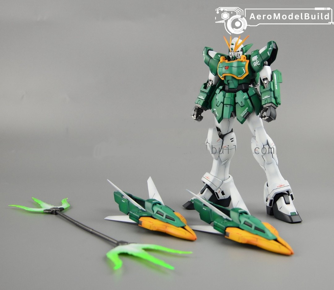 Picture of AeroModelBuild Nataku Altron Gundam EW Resin kit Grand Built & Painted MG 1/100 Model Kit