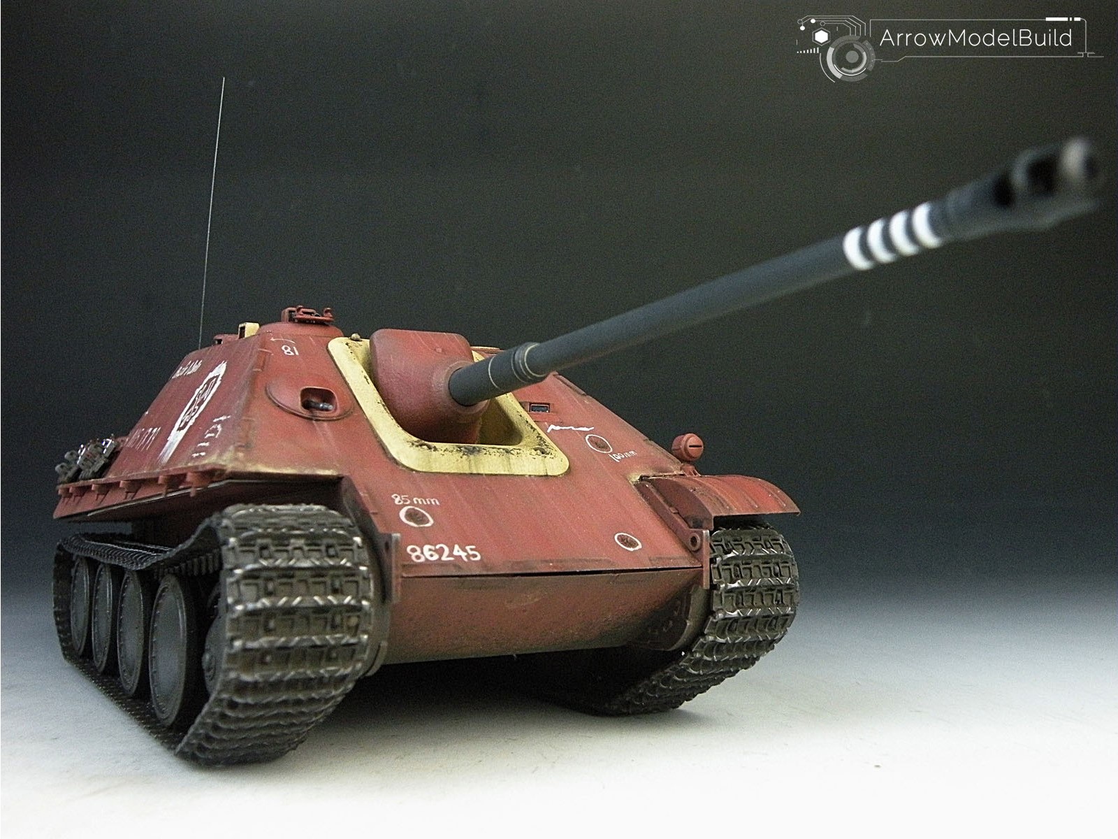 Picture of AeroModelBuild Jagdpanther Tank (Full Interior) Built & Painted 1/35 Model Kit