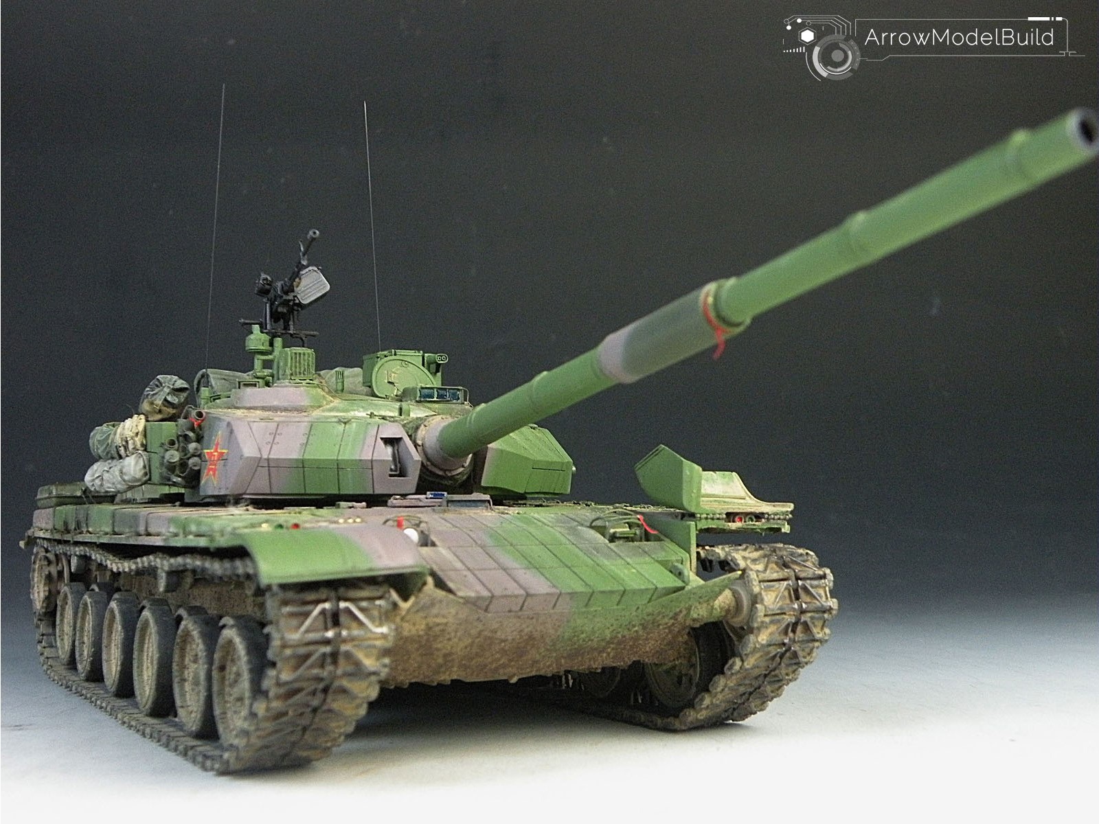 Picture of AeroModelBuild Type 99 Tank Built & Painted 1/35 Model Kit
