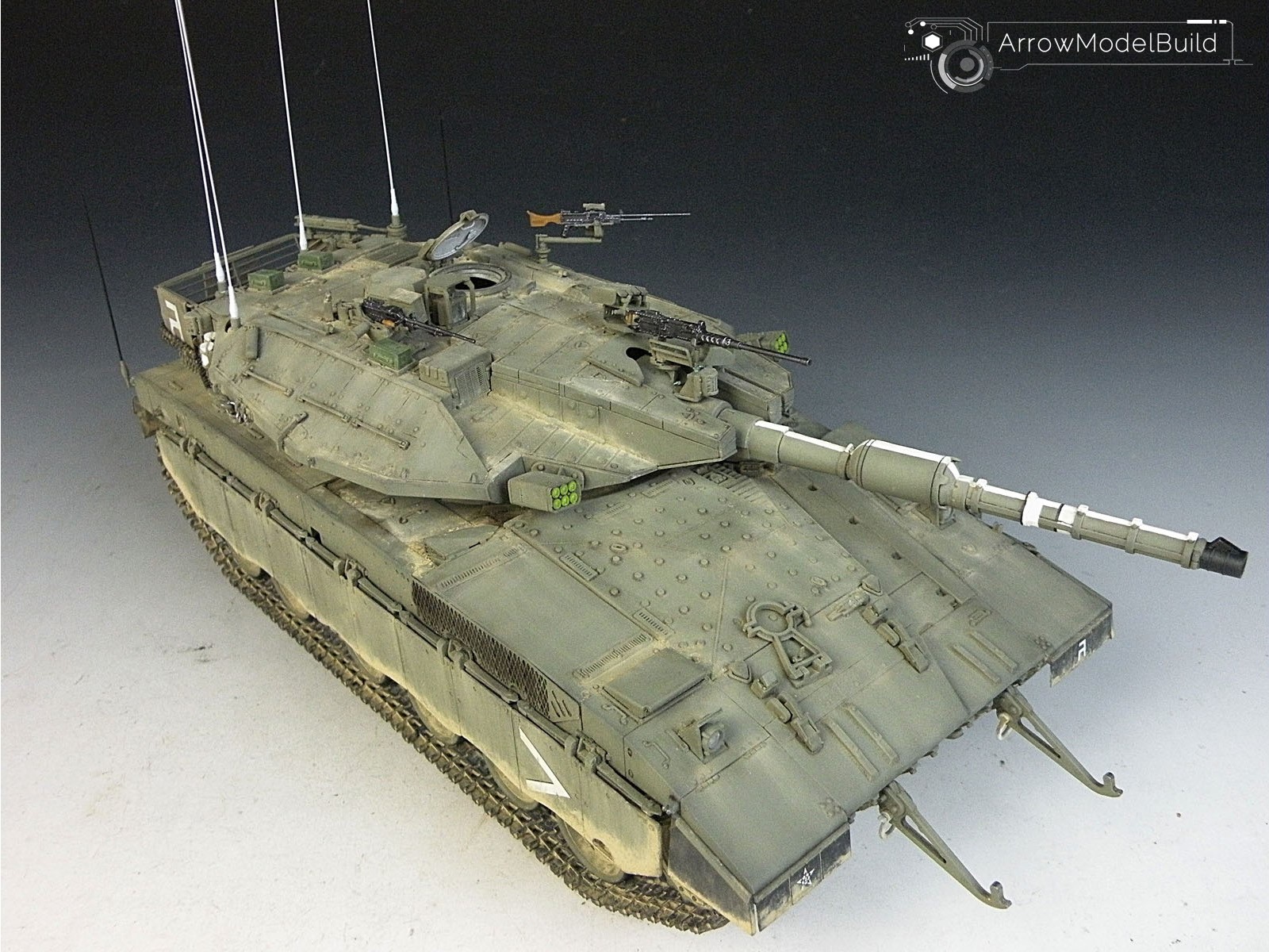 Picture of AeroModelBuild Merkava MK.3 Tank Built & Painted 1/35 Model Kit