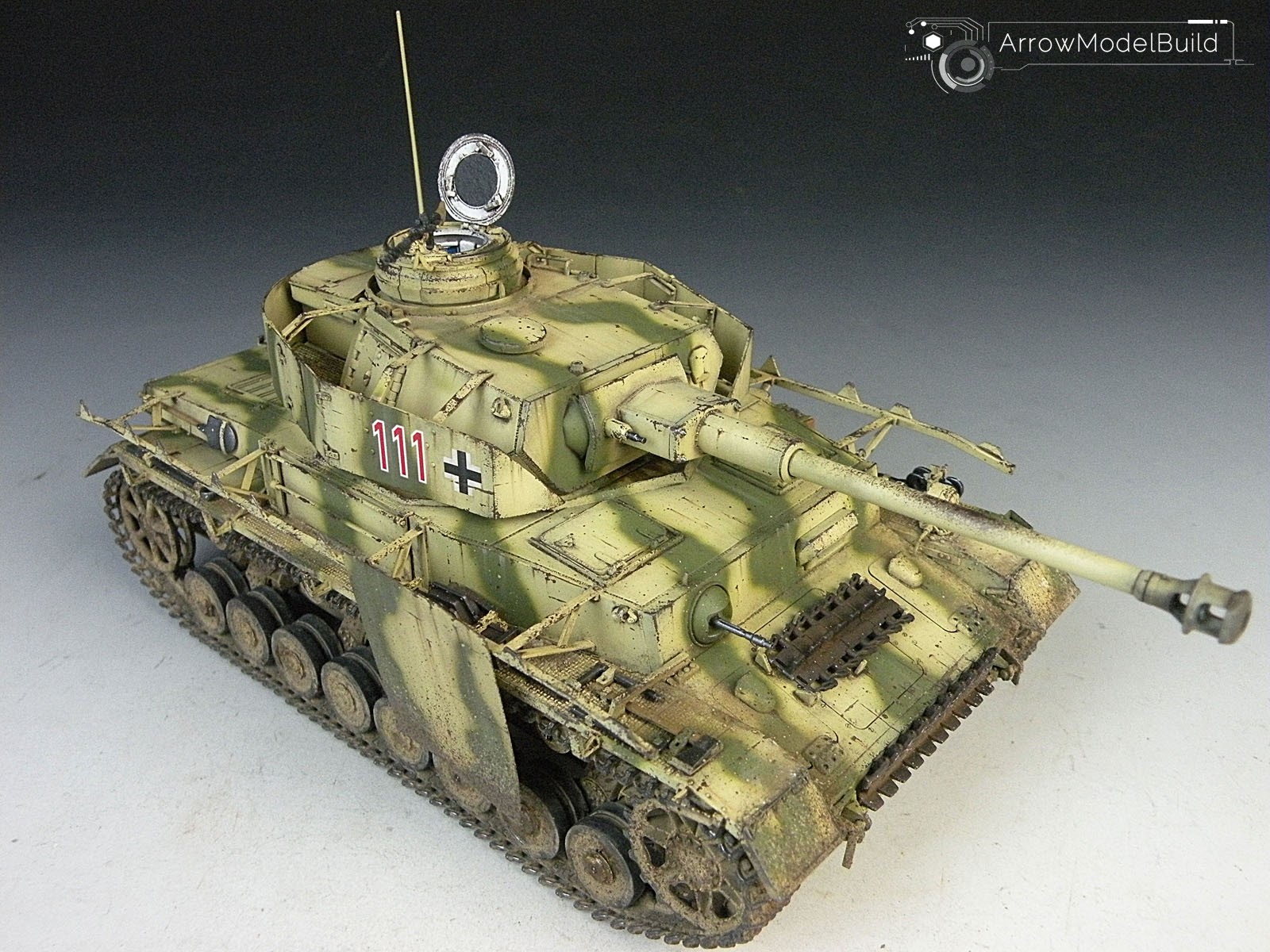 Picture of AeroModelBuild Panzer IV Tank Ausf. J Built & Painted 1/35 Model Kit