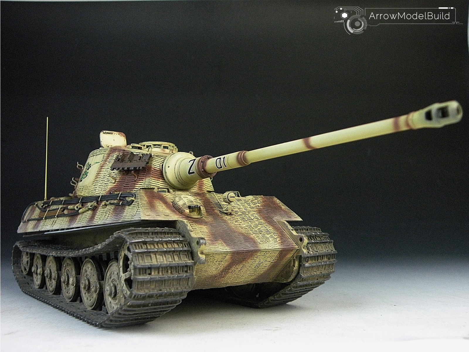 Picture of AeroModelBuild King Tiger Heavy Tank (Full Interior) Built & Painted 1/35 Model Kit