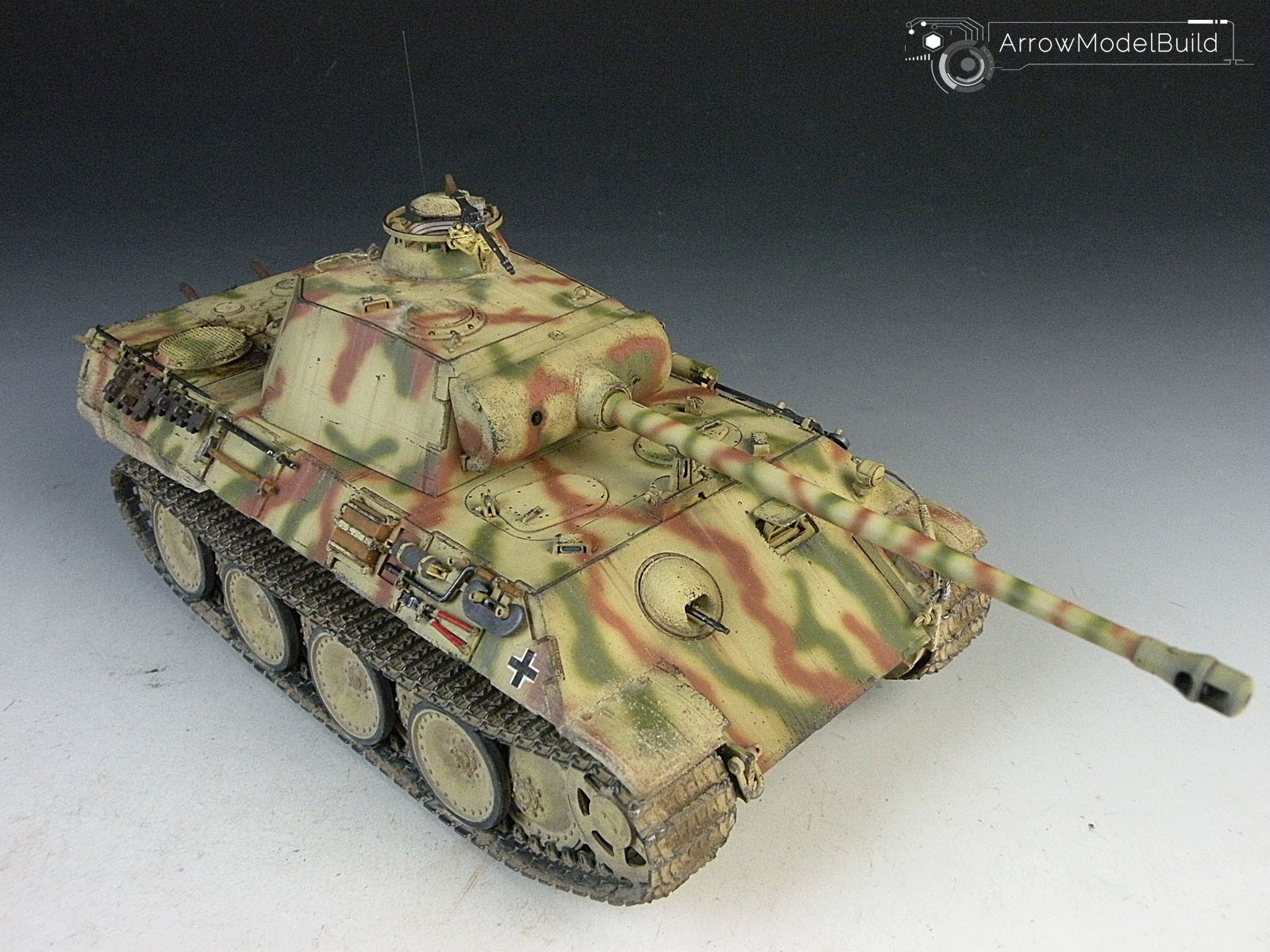 Picture of AeroModelBuild Panther Tank Built & Painted 1/35 Model Kit