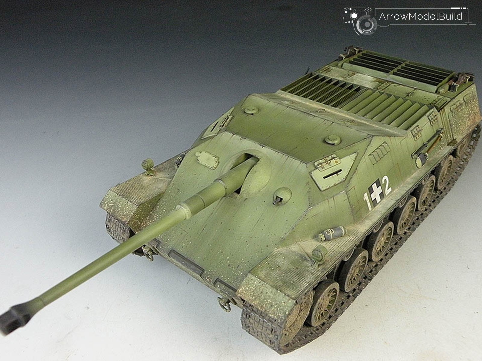 Picture of AeroModelBuild 44M TAS Tank Built & Painted 1/35 Model Kit