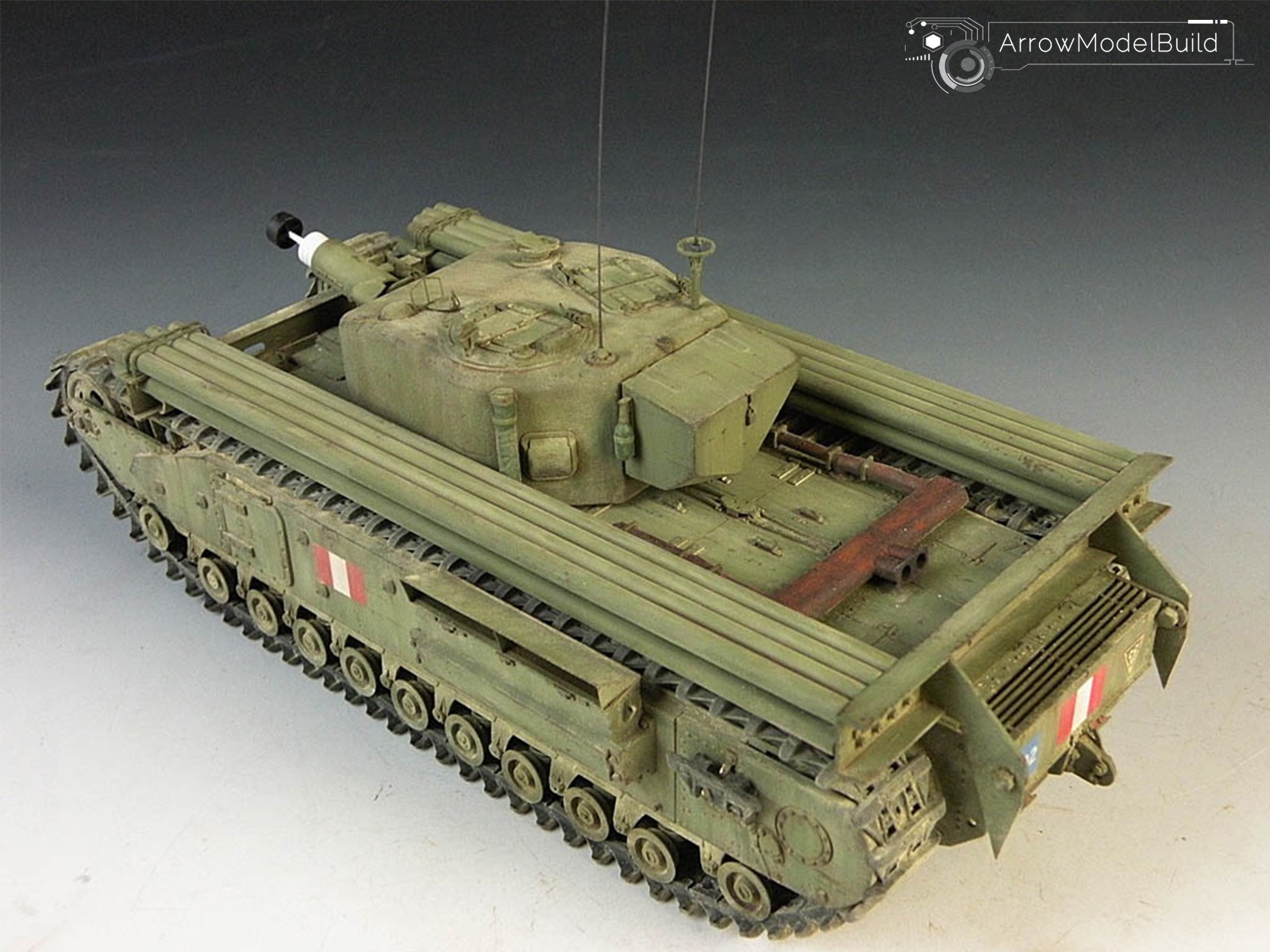 Picture of AeroModelBuild Tiran Tank Built & Painted 1/35 Model Kit