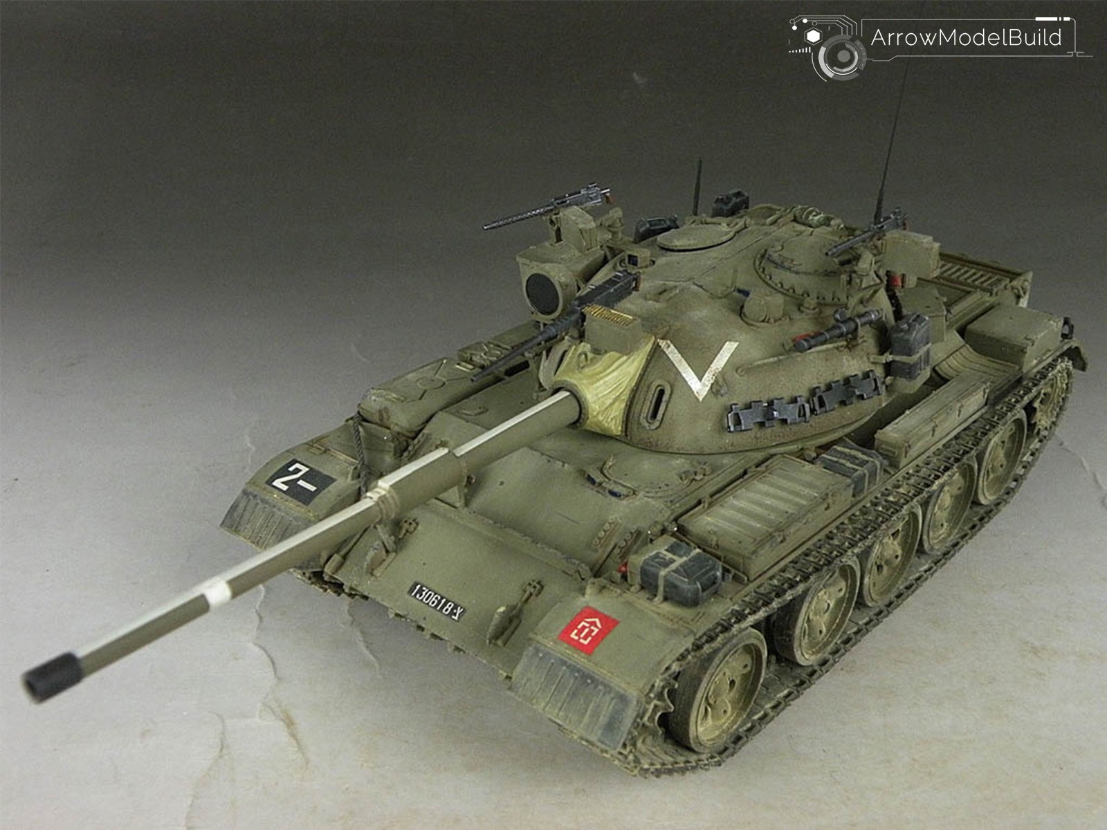 Picture of AeroModelBuild M10 Tank Destroyer Built & Painted 1/35 Model Kit