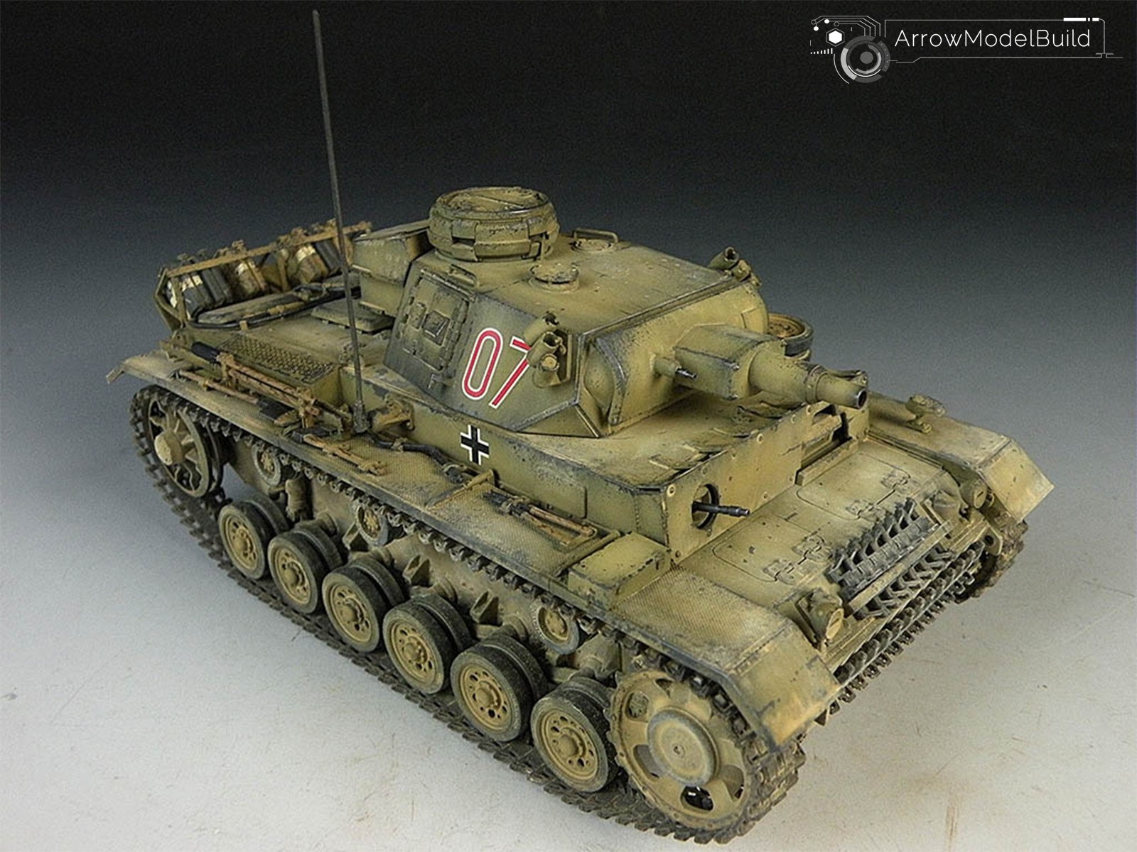 Picture of AeroModelBuild Panzer 3  Built & Painted 1/35 Model Kit