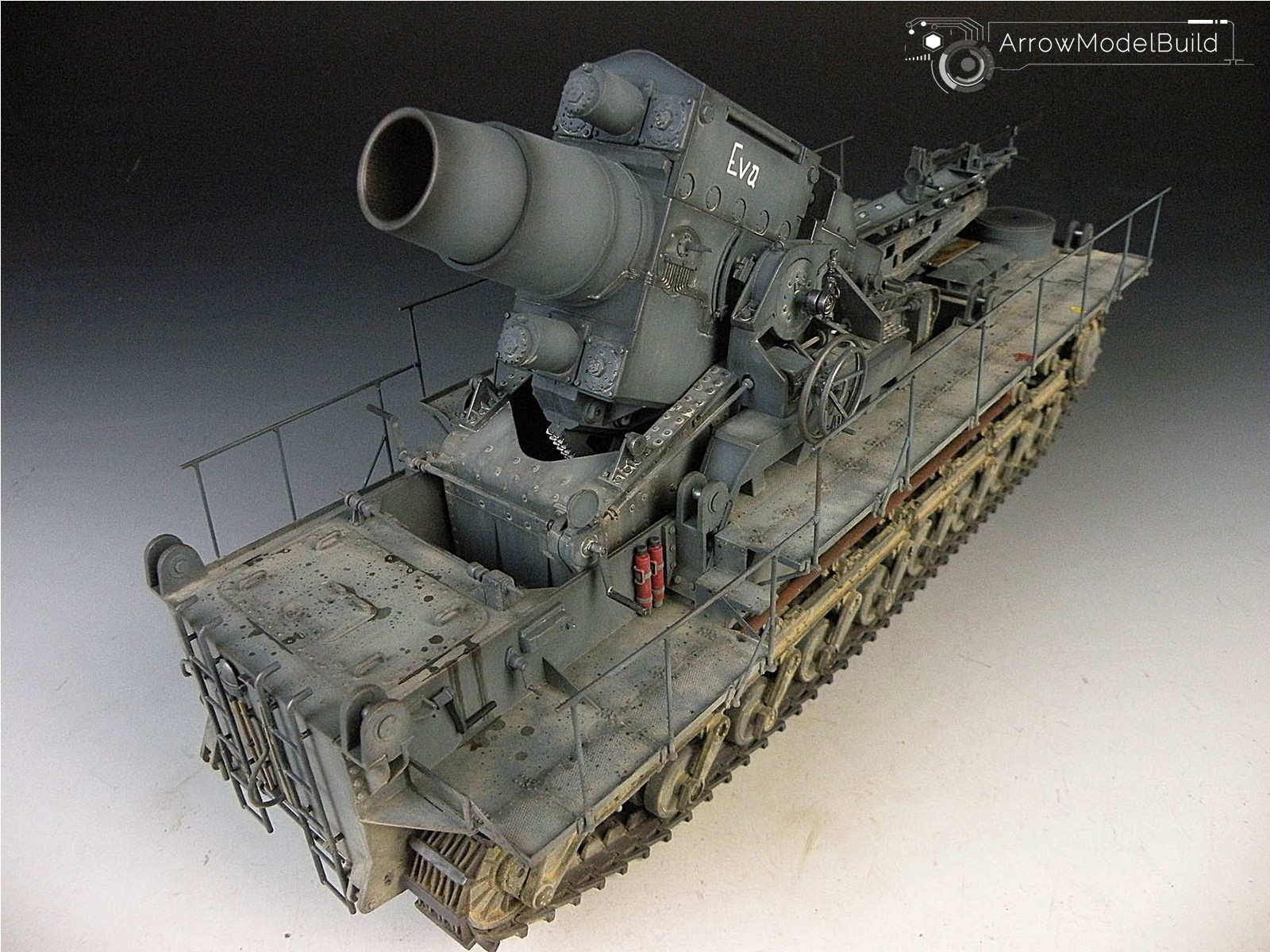 Picture of AeroModelBuild Karl Heavy Mortar Built & Painted 1/35 Model Kit