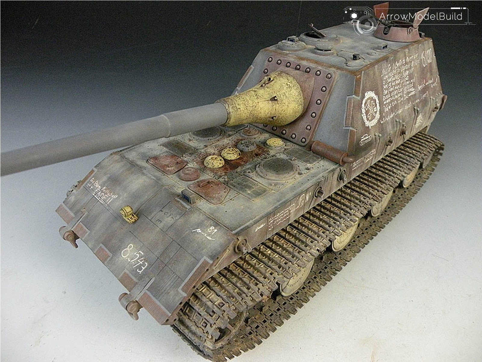 Picture of AeroModelBuild Jagdpanzer E100 Tank Built & Painted 1/35 Model Kit