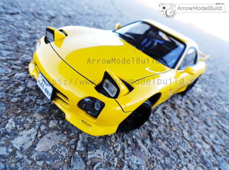 Picture of AeroModelBuild Initial D FD Built & Painted Vehicle Car 1/24 Model Kit 