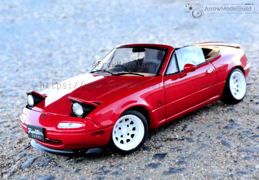 Picture of AeroModelBuild Initial D MX-5 NA Built & Painted Vehicle Car 1/24 Model Kit 