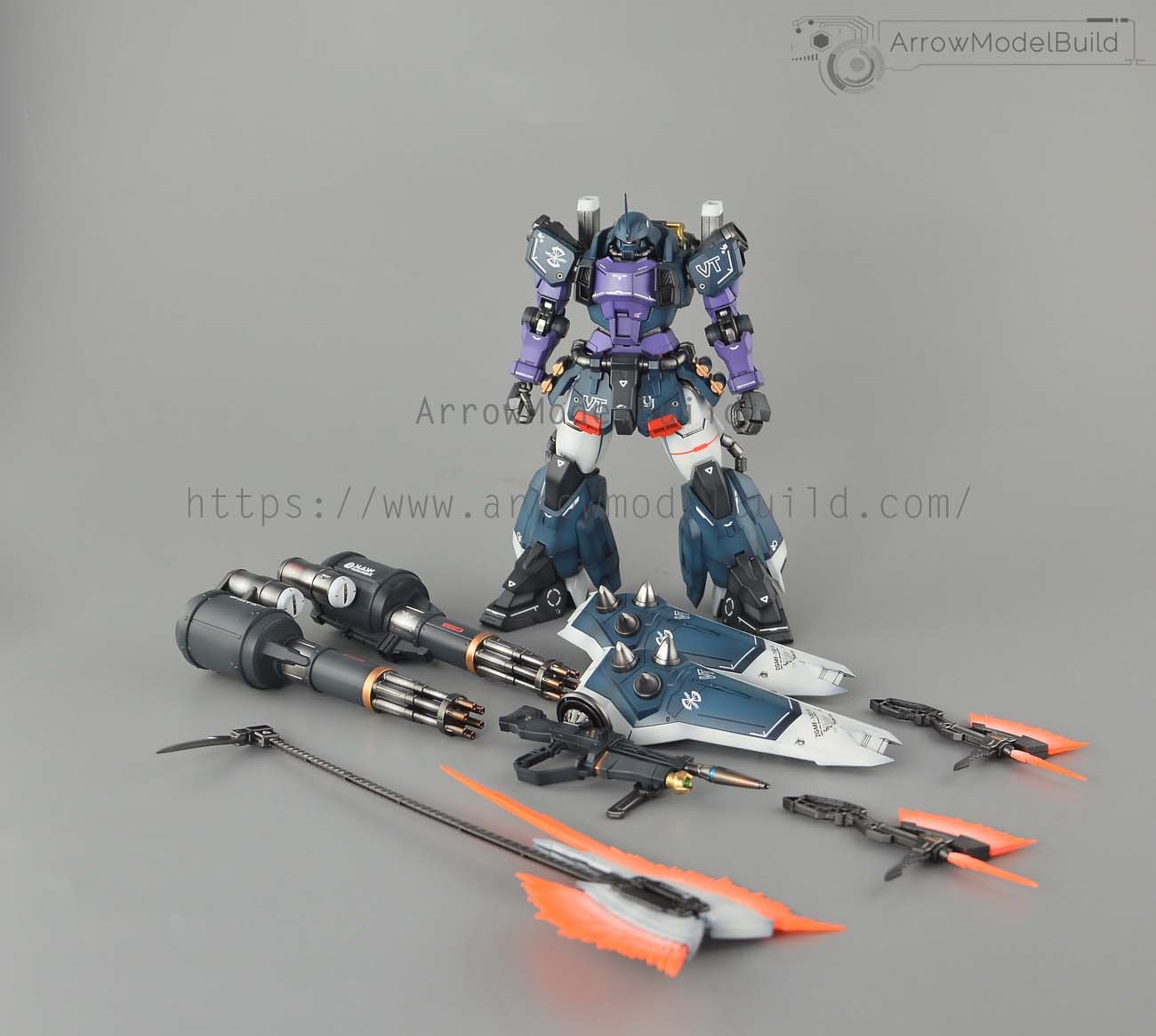 Picture of AeroModelBuild Slash Zaku Phantom (Custom Color) Built & Painted MG 1/100 Model Kit