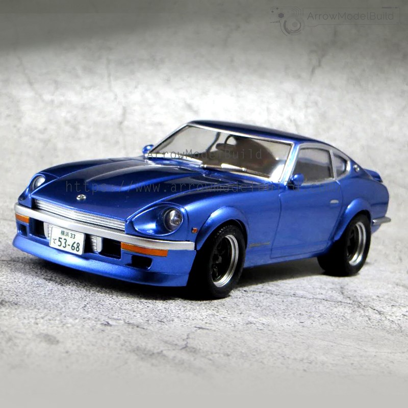 Picture of AeroModelBuild Nissan Fairlady 240Z (Wanagan Midnight) Built & Painted Vehicle Car 1/24 Model Kit 