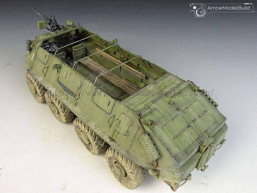 Picture of AeroModelBuild BTR-60P2 Military Vehicle Built & Painted 1/35 Model Kit
