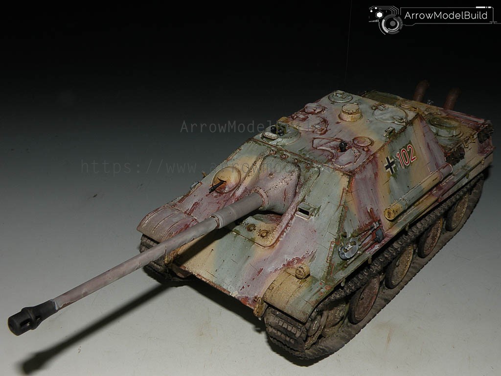 Picture of AeroModelBuild Jagdpanther Tank (In the Snow) Built & Painted 1/35 Model Kit