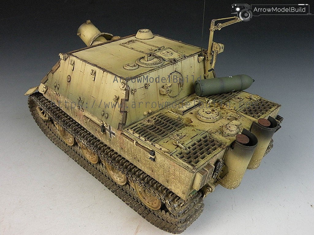 Picture of AeroModelBuild Sturmtiger Tank with Zimmerit Built & Painted 1/35 Model Kit